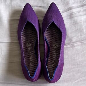 NEW Rothy's Violet Vibrant Purple Women's Flats
